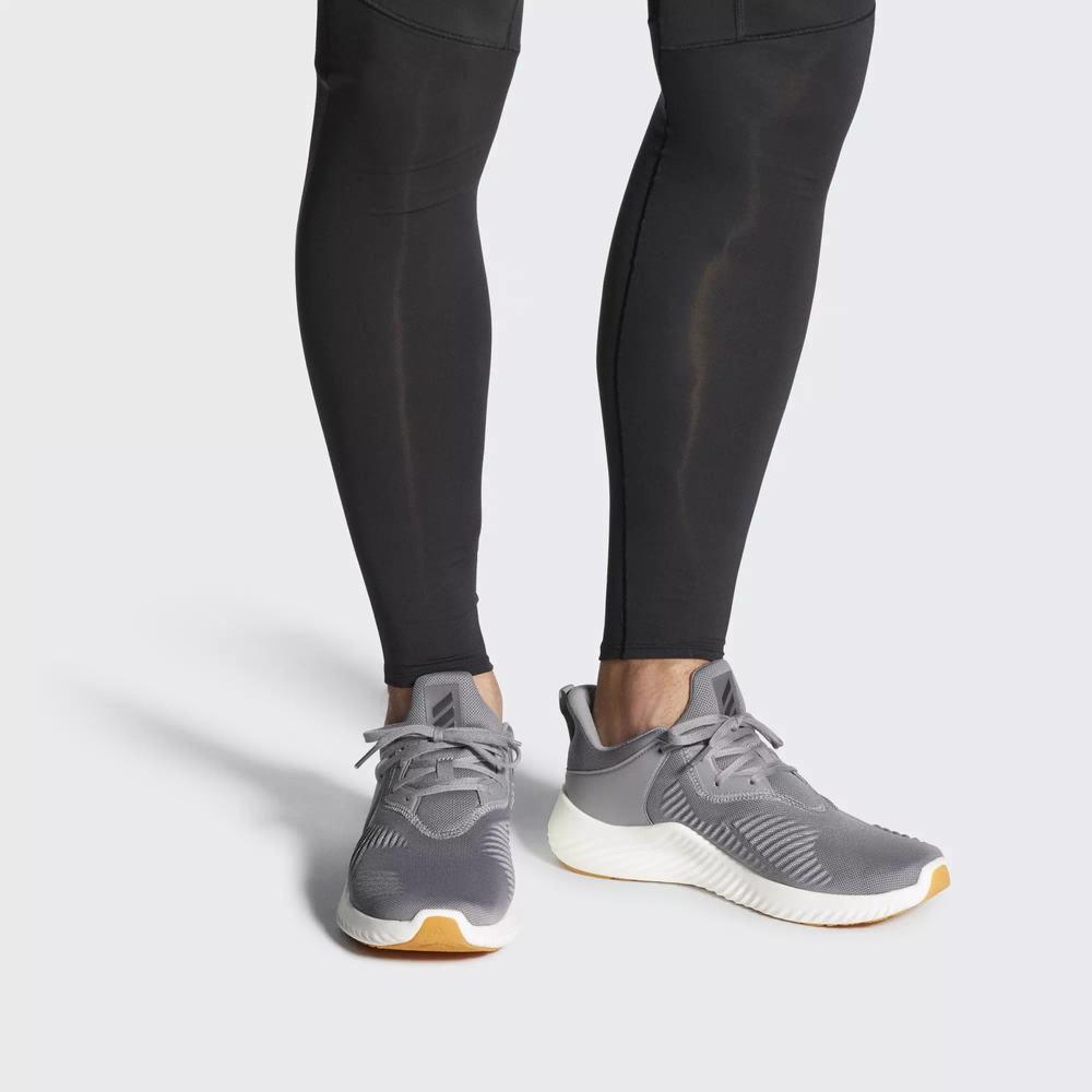 Adidas Alphabounce RC 2.0 Tenis Para Correr Grises Para Hombre (MX-11832)